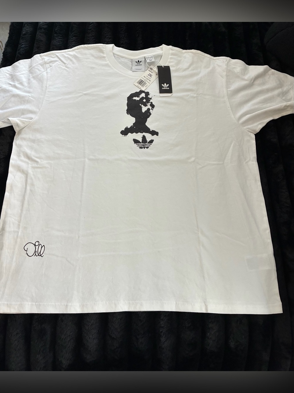 New Men’s Adidas Skateboarding Dill Graphic Officially Licensed T-Shirt Size 2XL